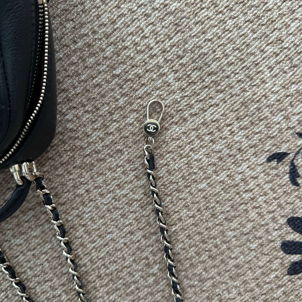 【Chanel】Chanel Mini Duma Backpack, Black with Gold Hardware