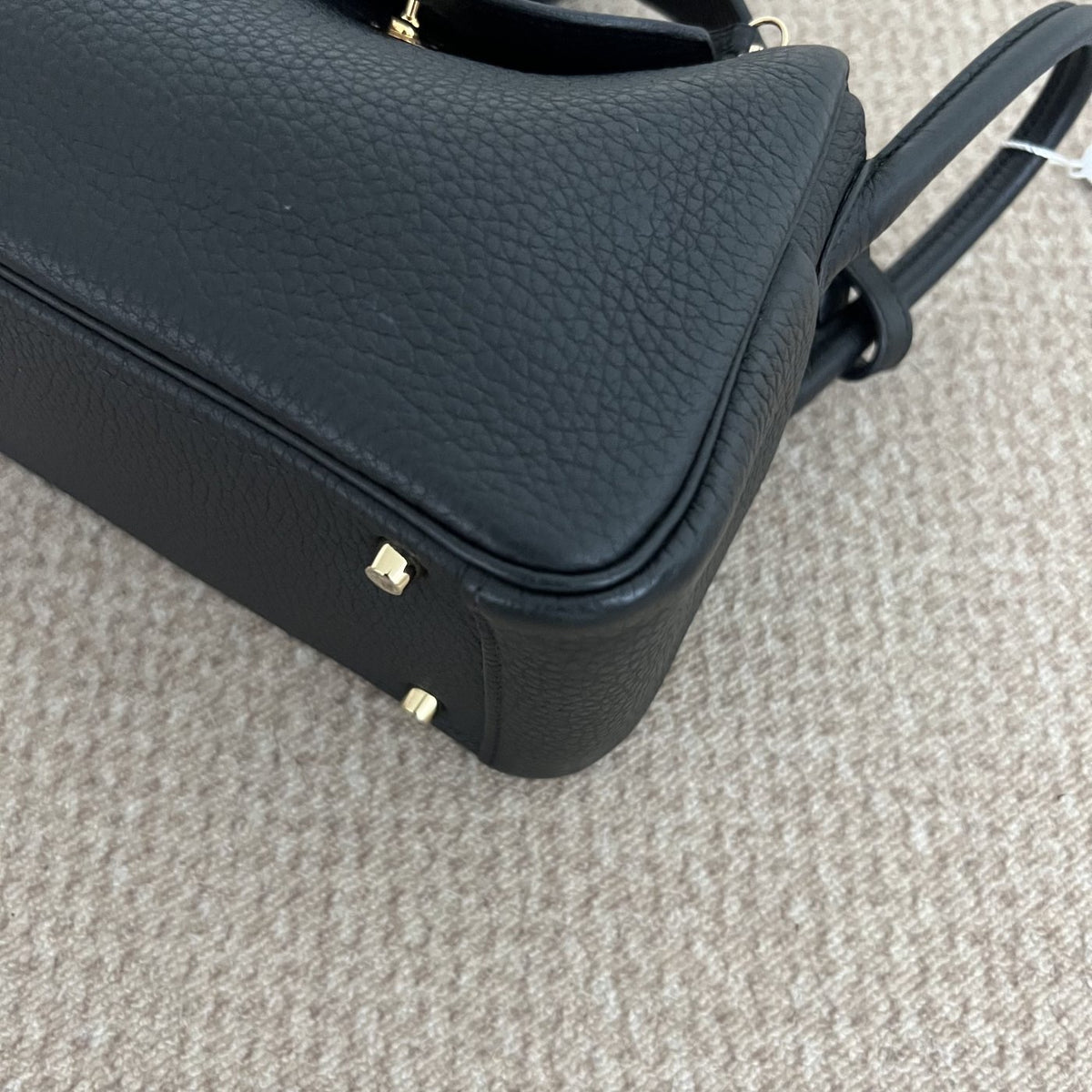 【Hermes】Hermès Black Lindy Gold Hardware