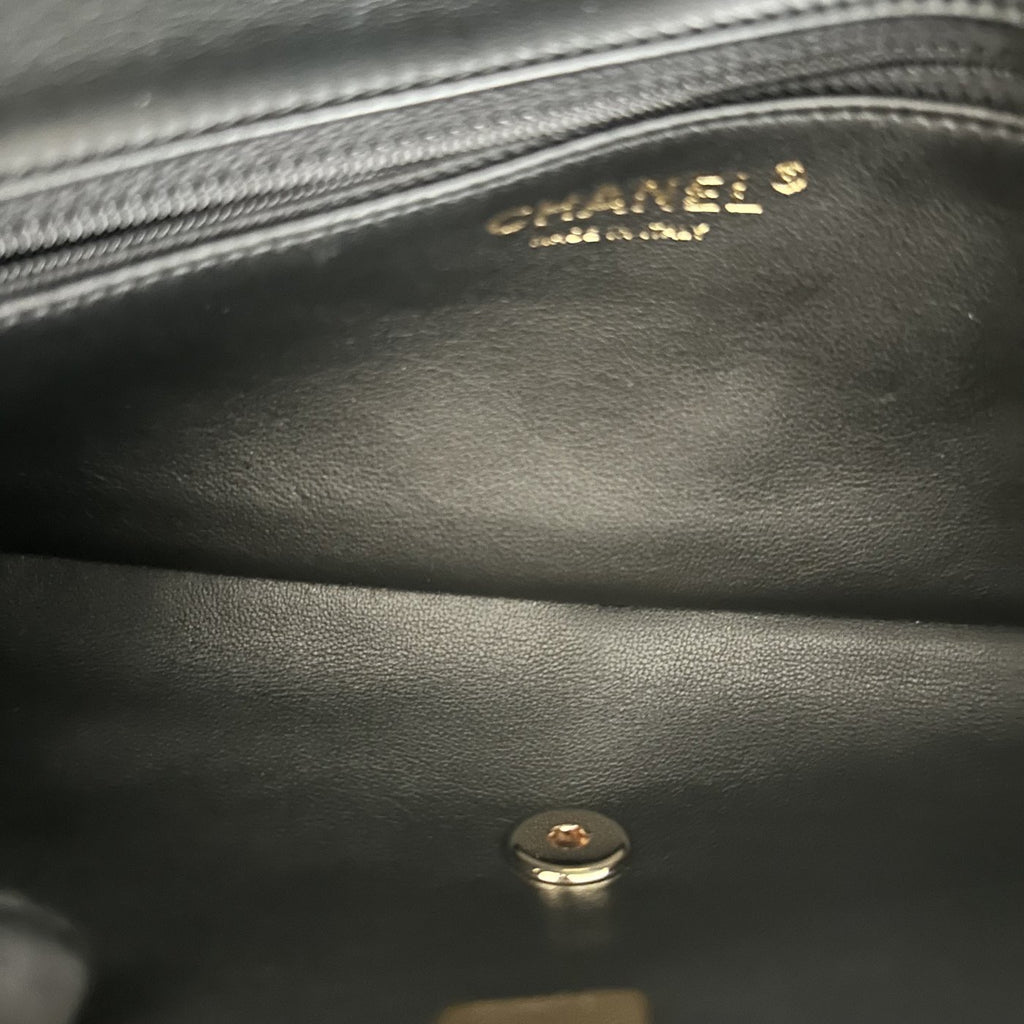 【Chanel】Chanel Black 23C Baguette Bag