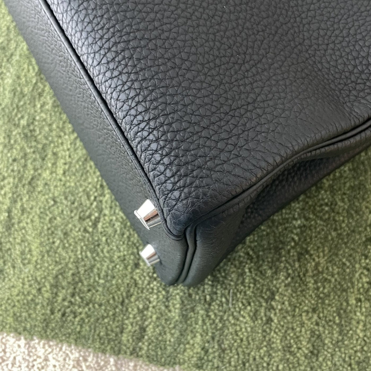 【Hermes】Hermès Black Kelly Silver Hardware