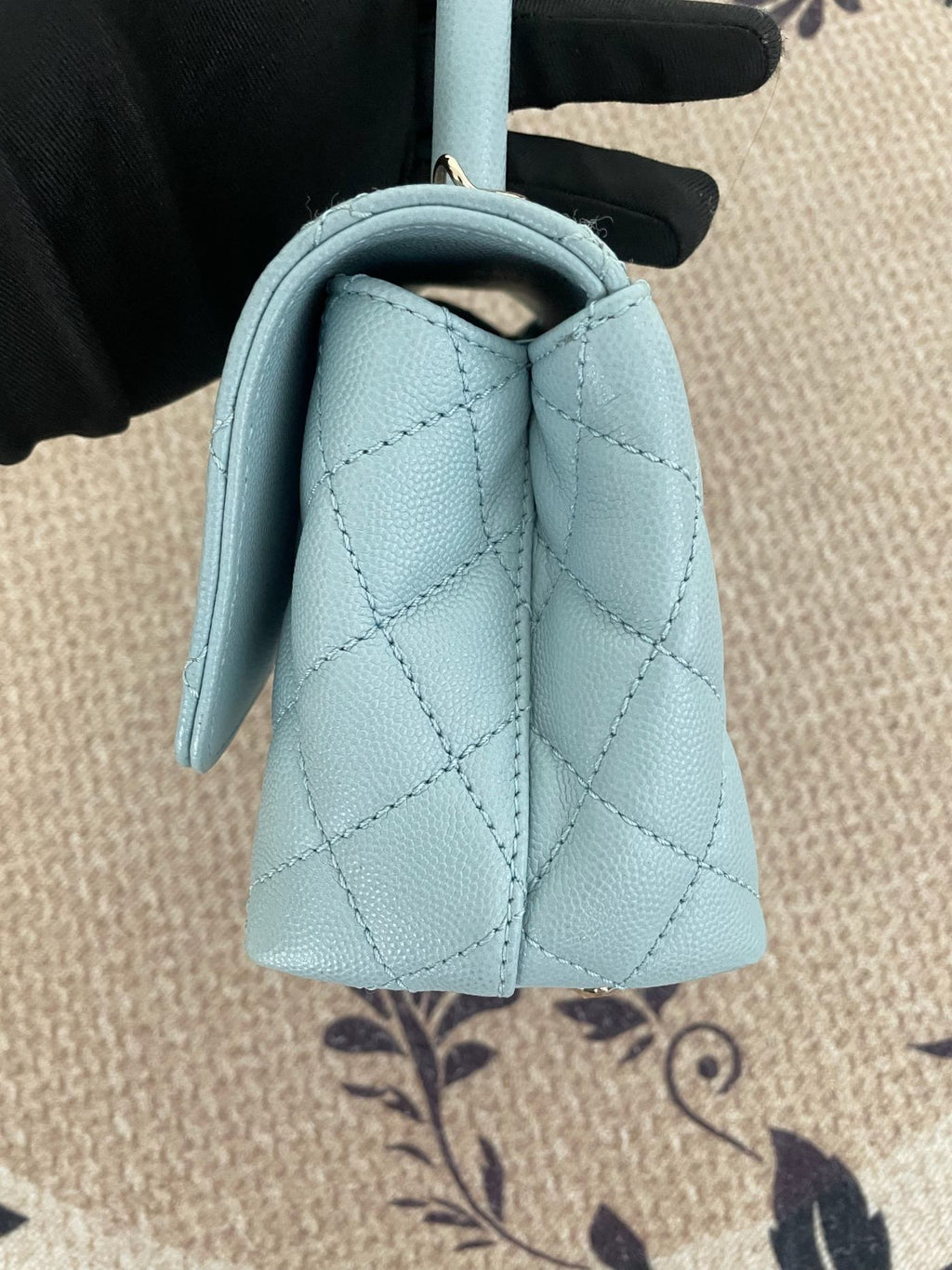 【Chanel】Chanel Blue Coco Handle Bag