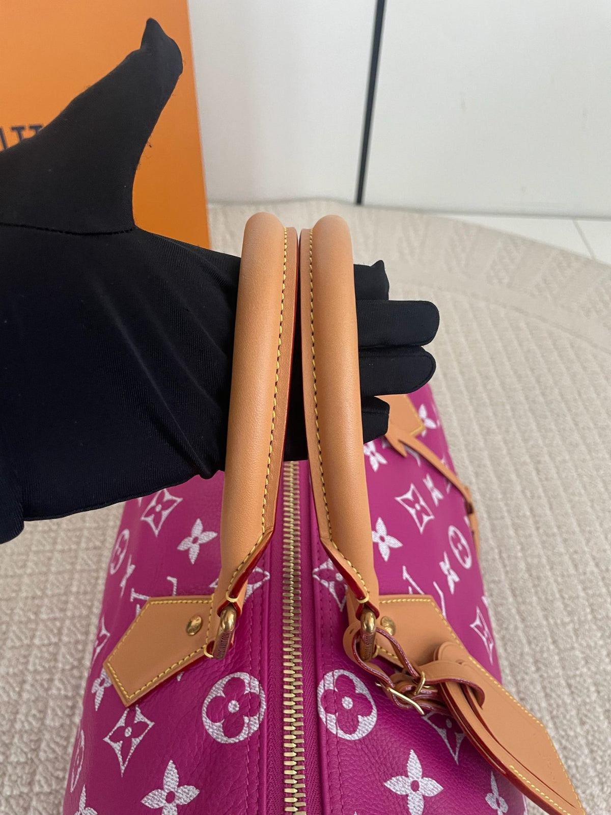 【LV】Louis Vuitton Speedy P9 Bandoulière 40 Candy Pink（Magenta）