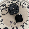 【Chanel】Chanel Black Caviar Duma Backpack, Gold-Tone Hardware-7216141