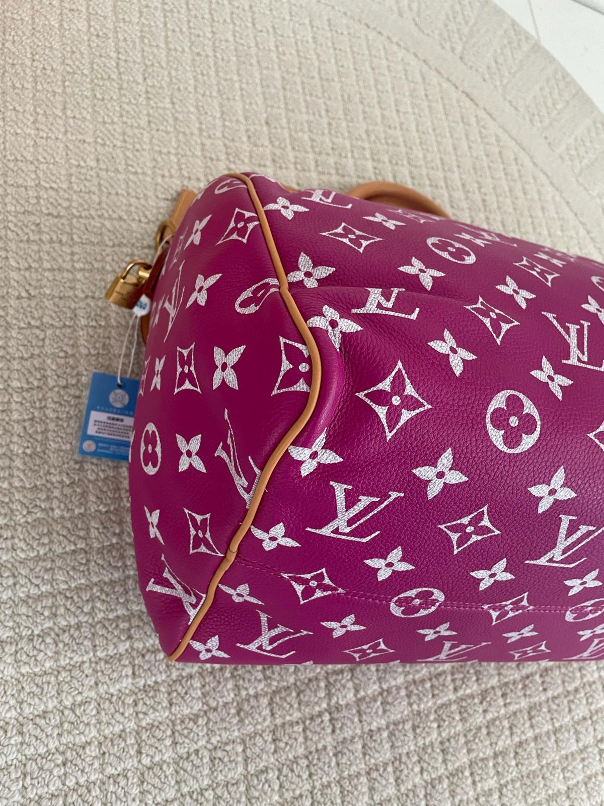 【LV】Louis Vuitton Speedy P9 Bandoulière 40 Candy Pink（Magenta）
