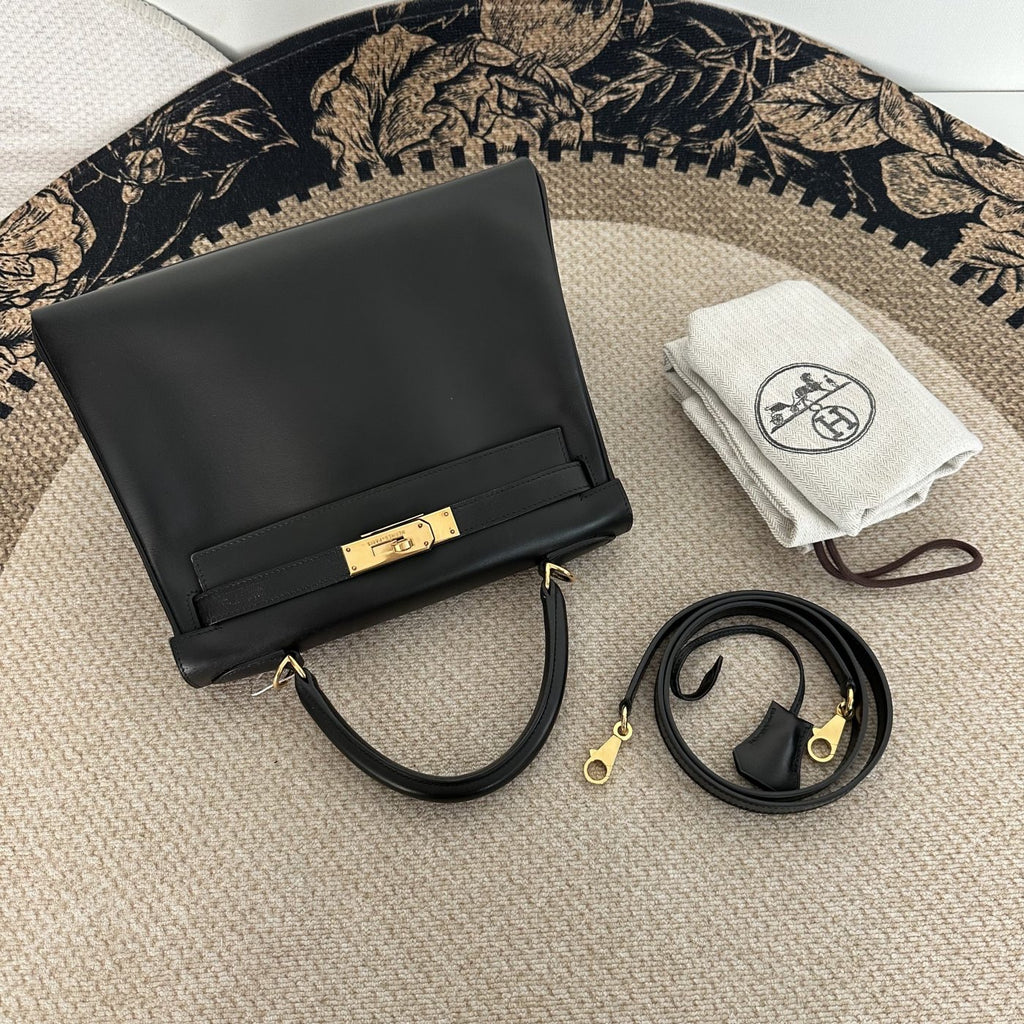 【Hermes】Hermès Kelly 28 Black Gold Hardware