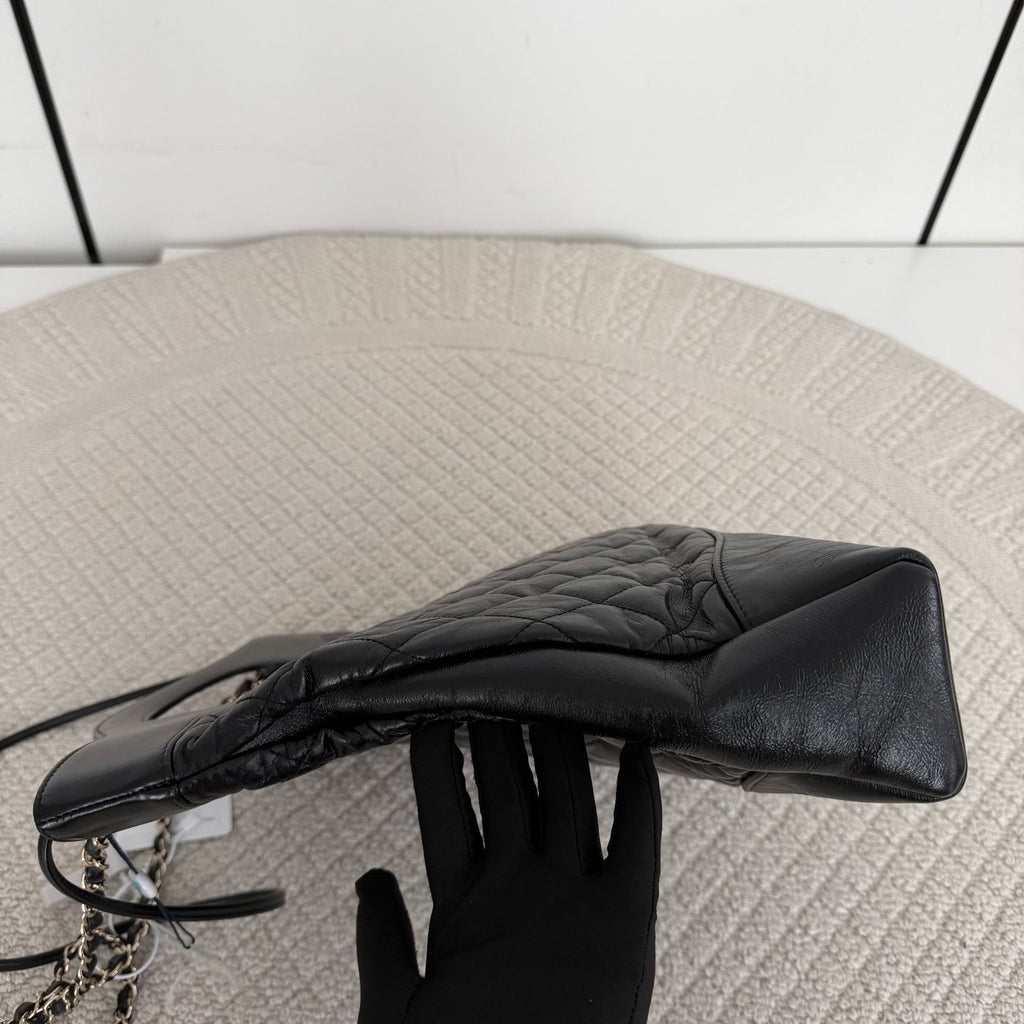 【Chanel】Chanel Black Gold 31 Shopping Bag(large)