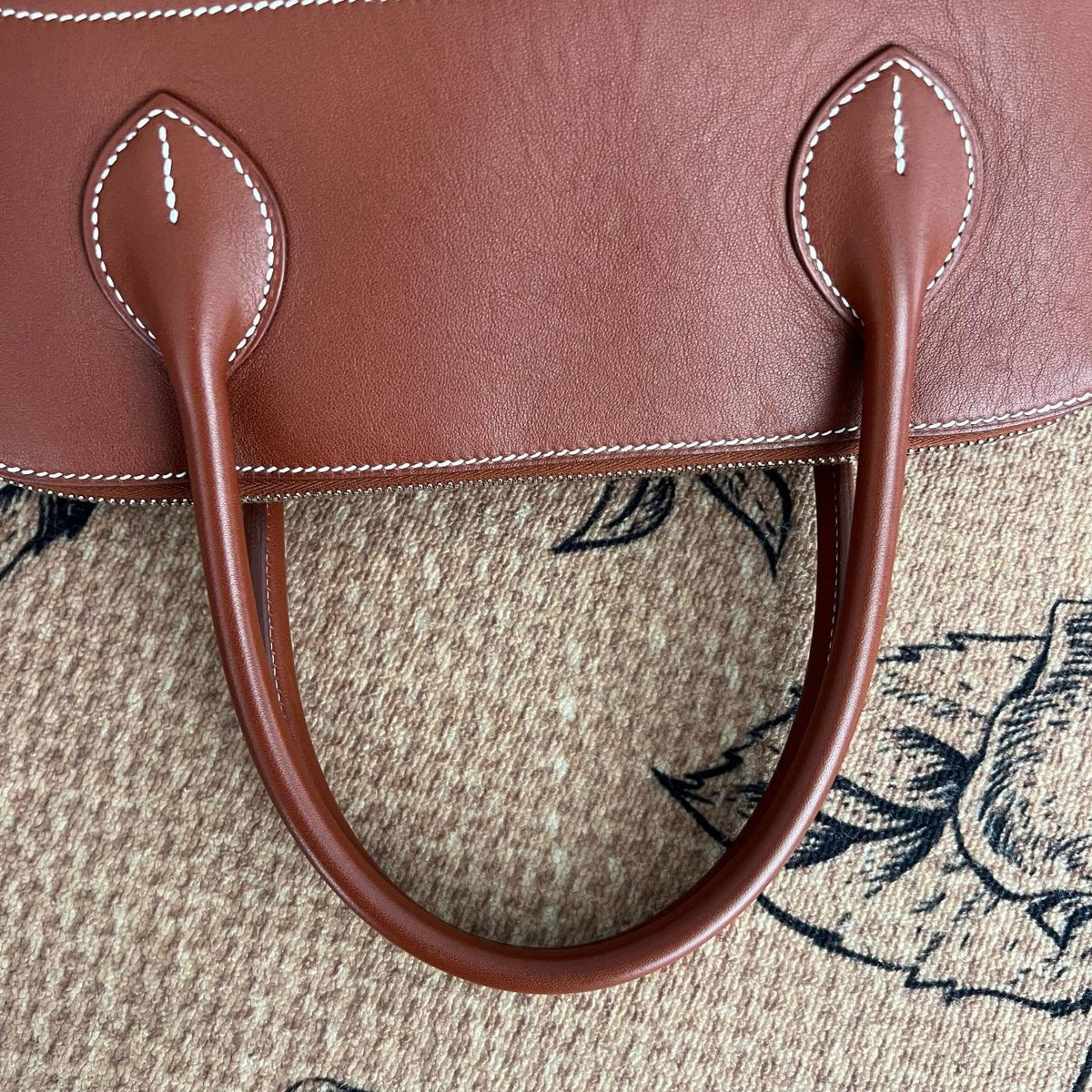 【Hermes】Hermès Bolide Caramel, Stamp Q (boxed stamp)