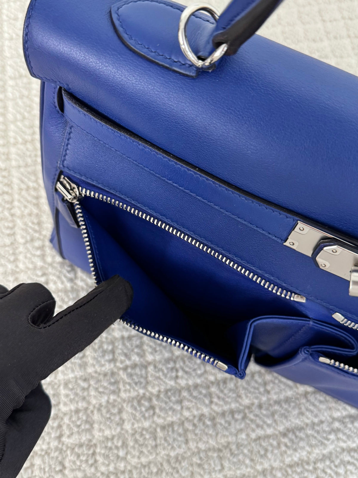 【Hermes】Hermès Blue Kelly Lakis