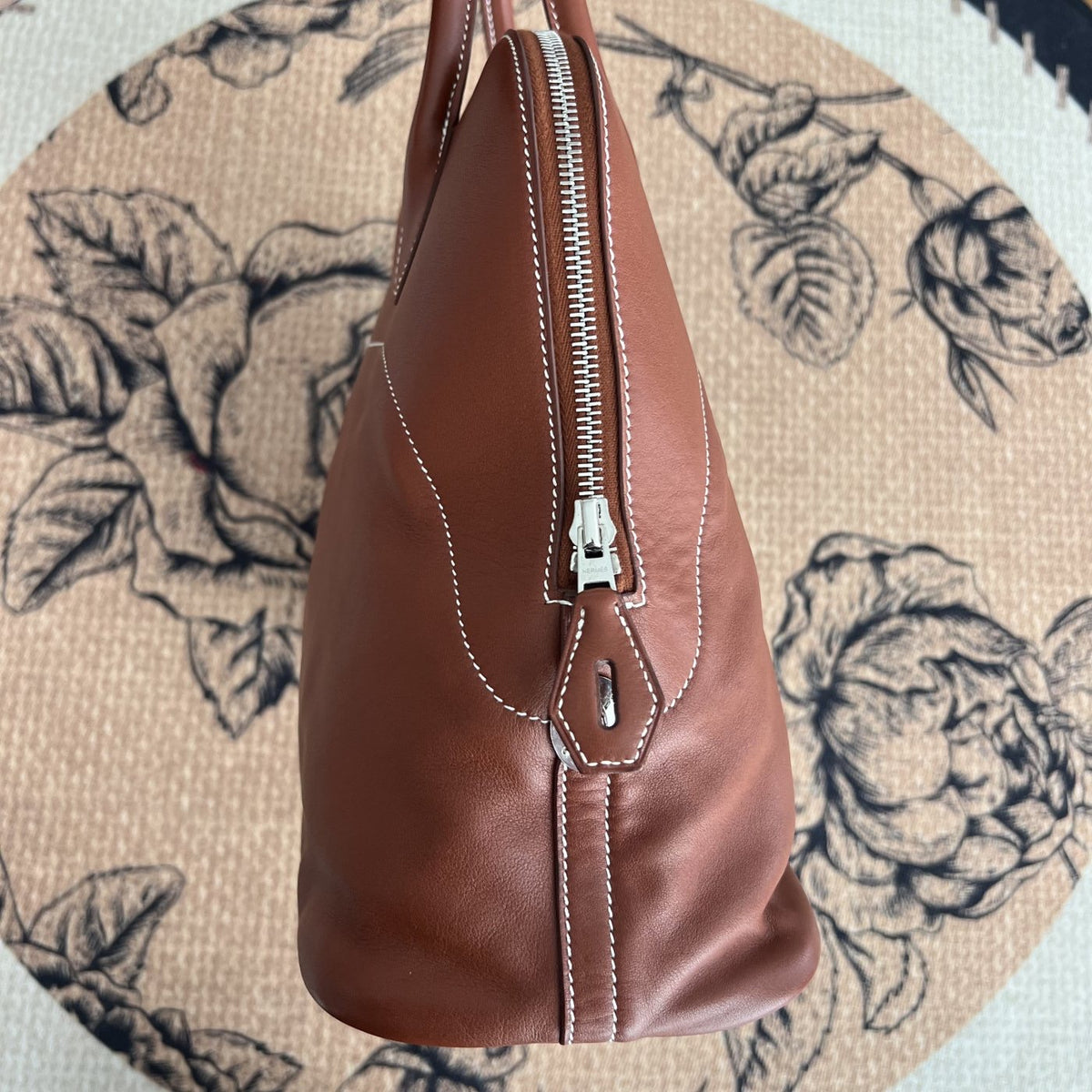 【Hermes】Hermès Bolide Caramel, Stamp Q (boxed stamp)
