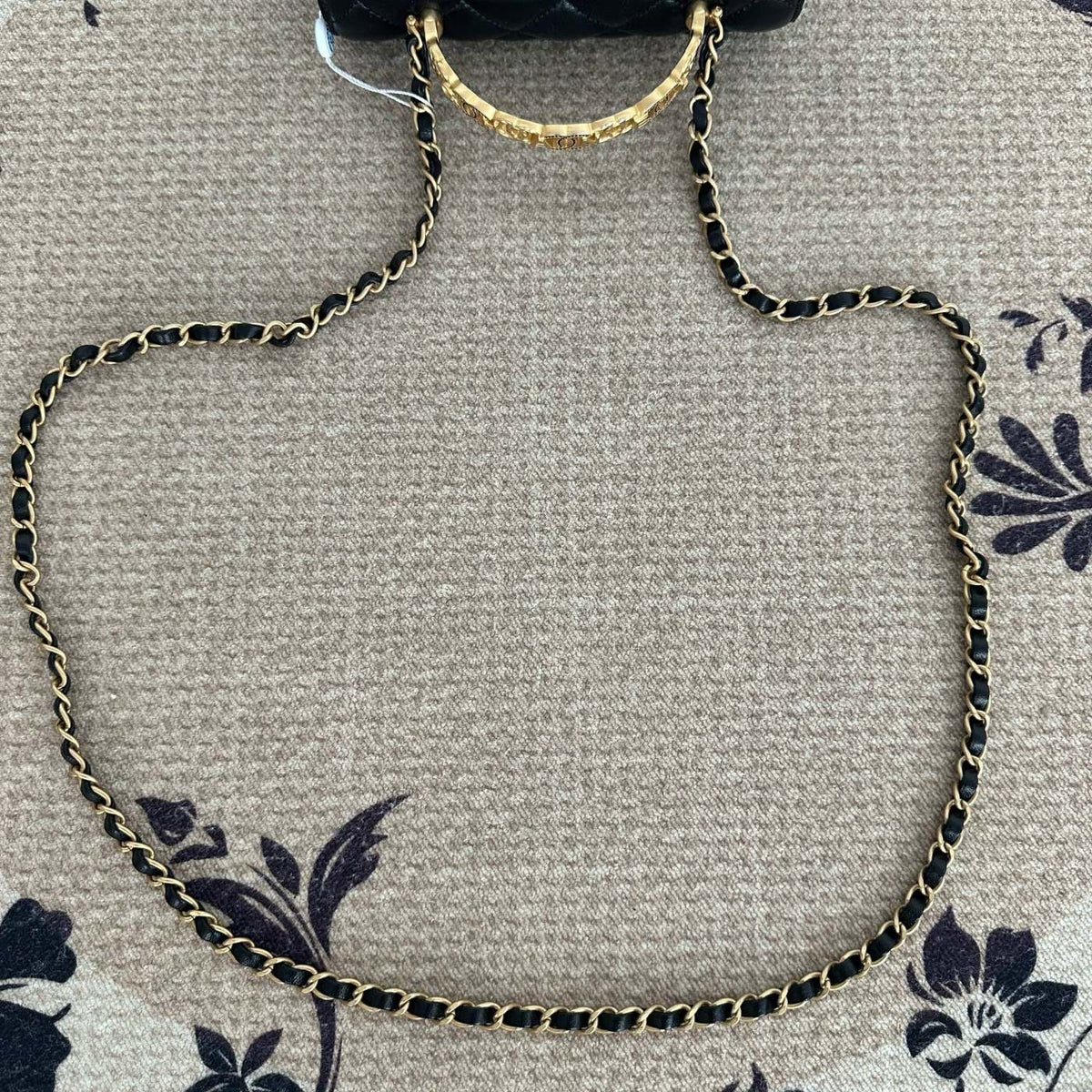 【Chanel】Chanel Mini Square Flap Bag With Top Handle