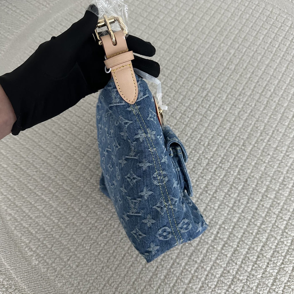 【LV】LV Baggy Bleu Denim Monogram Denim