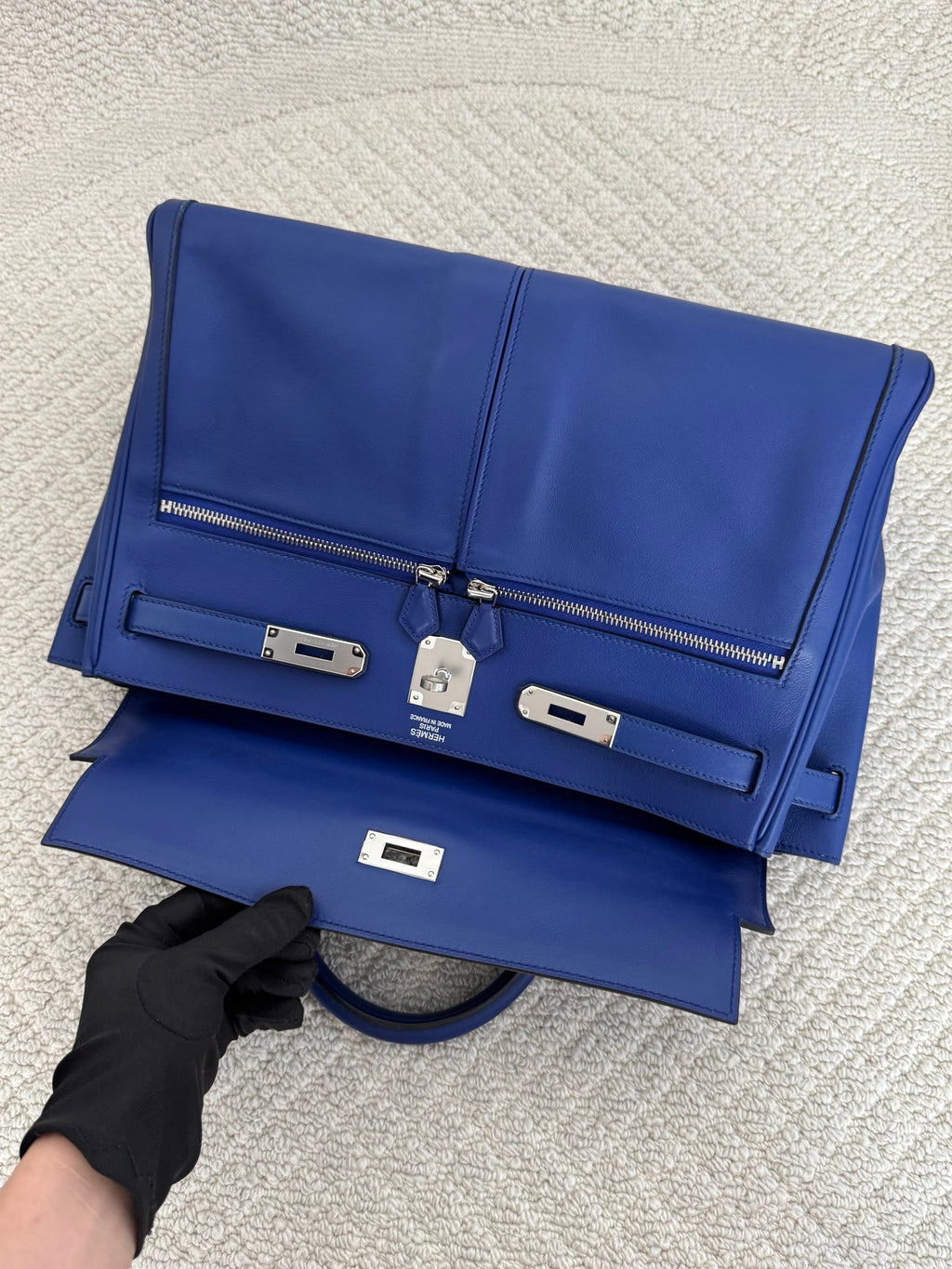 【Hermes】Hermès Blue Kelly Lakis