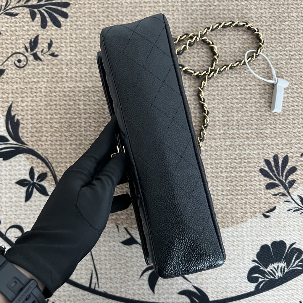 【Chanel】Chanel Black Caviar Classic Flap Bag-7212559LD