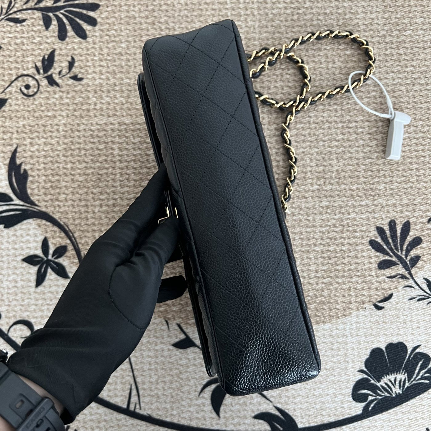 【Chanel】Chanel Black Caviar Classic Flap Bag-7212559LD