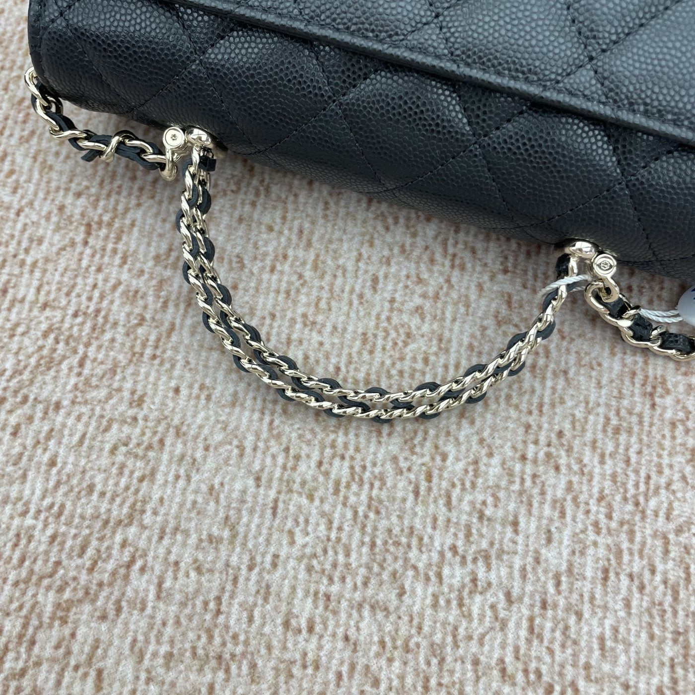 【Chanel】Chanel 26S Kelly with Crossed Top Handle, Black Caviar, Gold-Tone Hardware-7216350