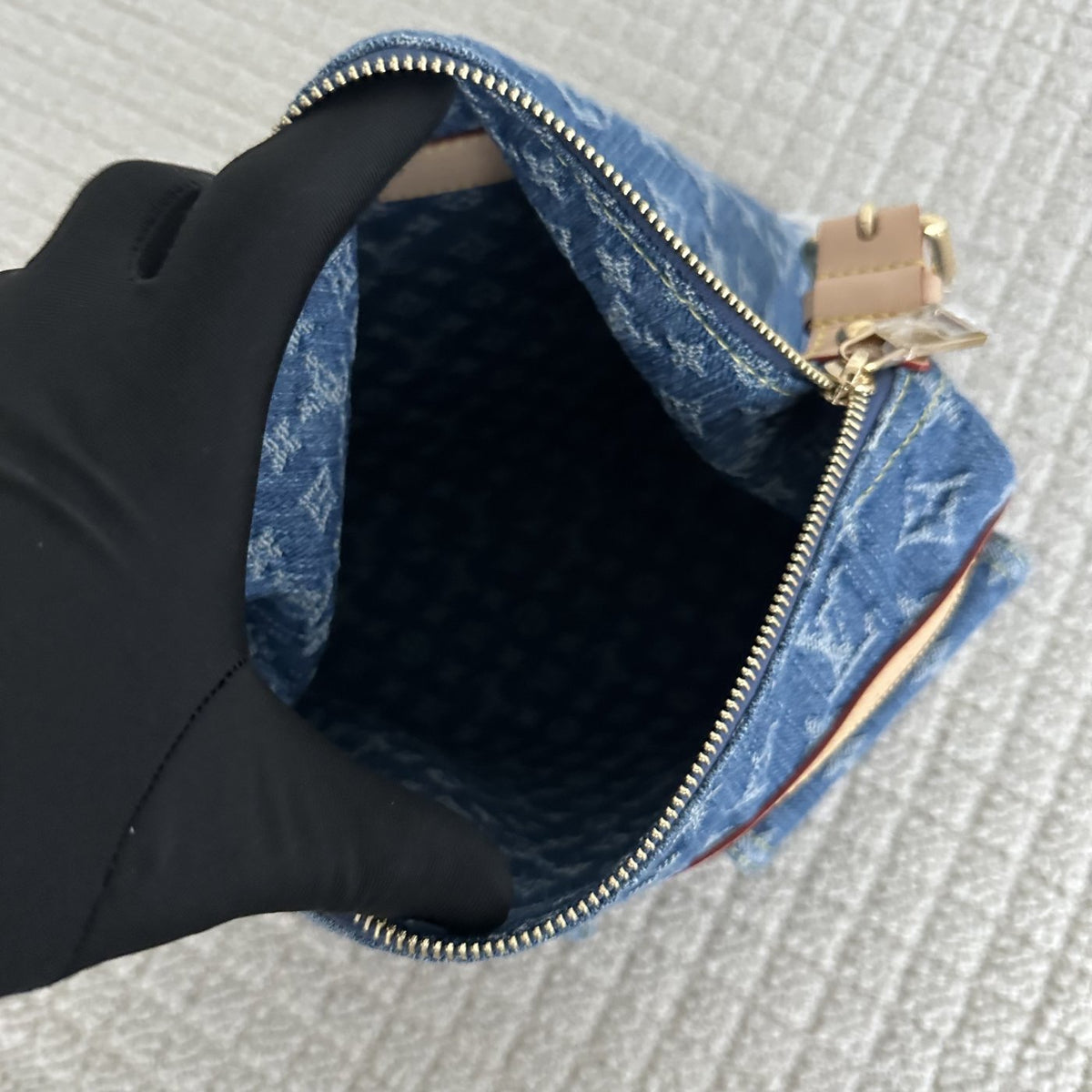【LV】LV Baggy Bleu Denim Monogram Denim