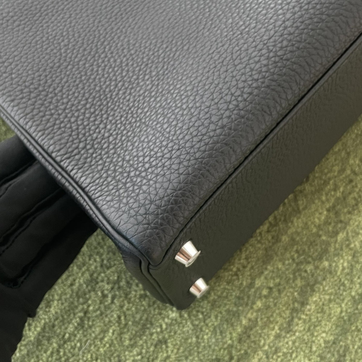 【Hermes】Hermès Black Kelly Silver Hardware