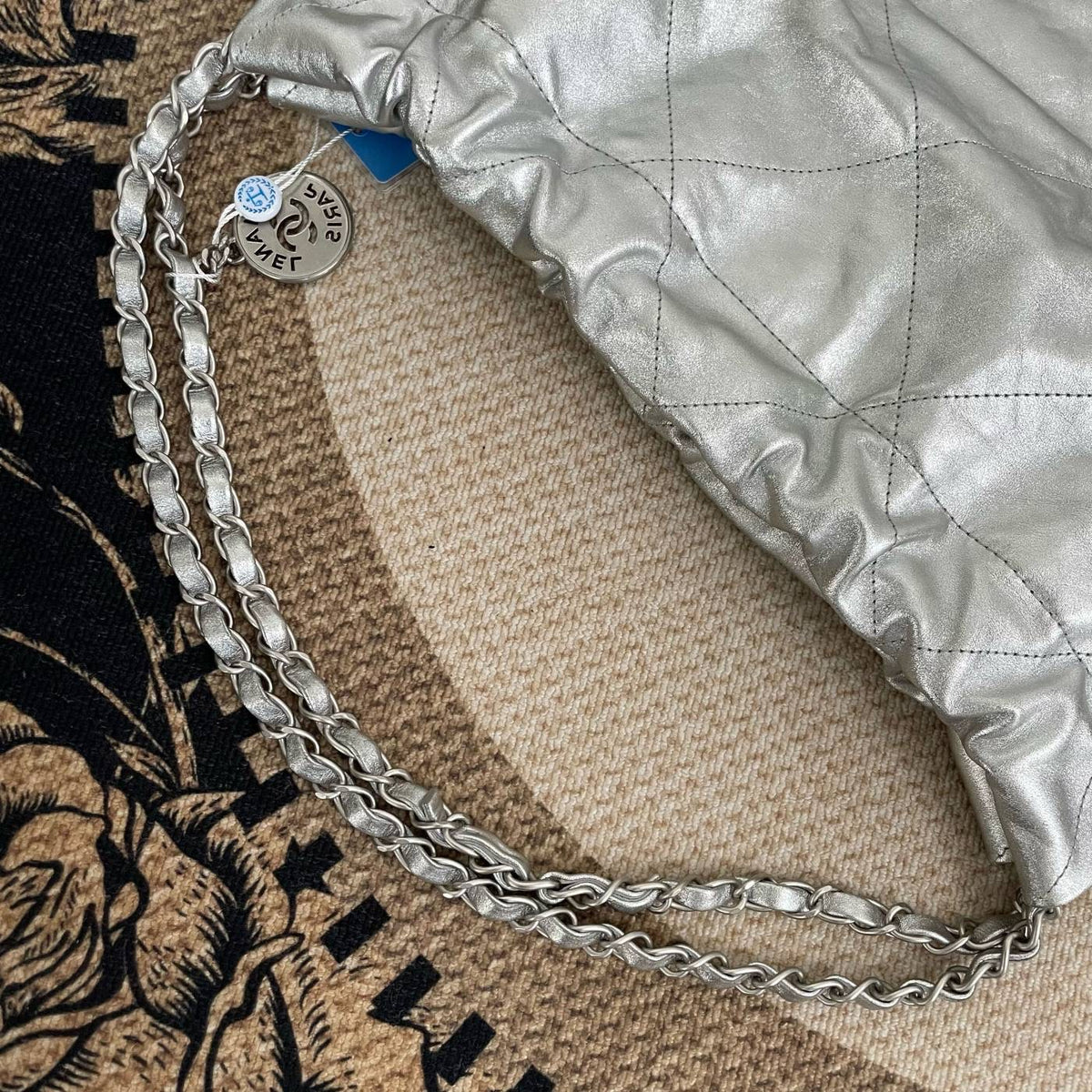 【Chanel】Chanel Small Silver 22 Bag-7209563