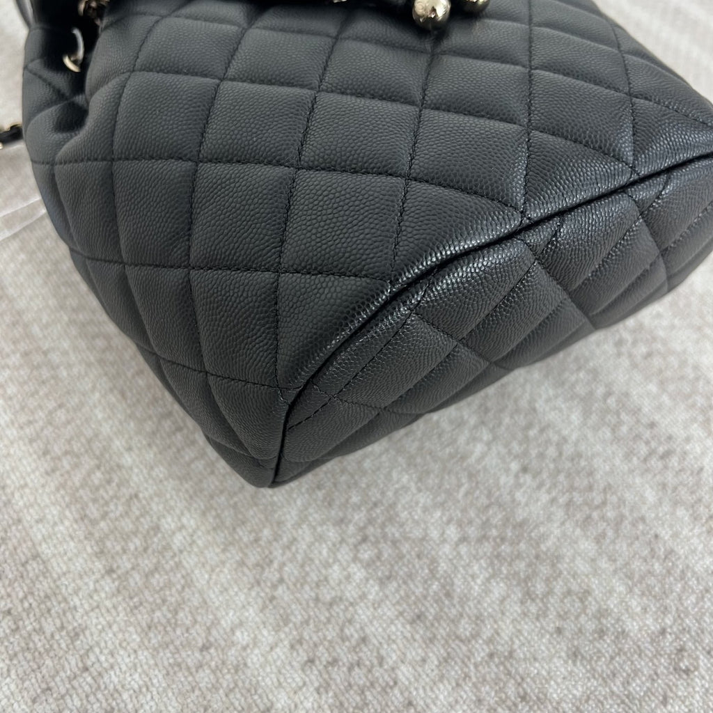 【Chanel】Chanel Paris‑Salzburg Backpack, Black Caviar Leather with Gold‑tone Hardware