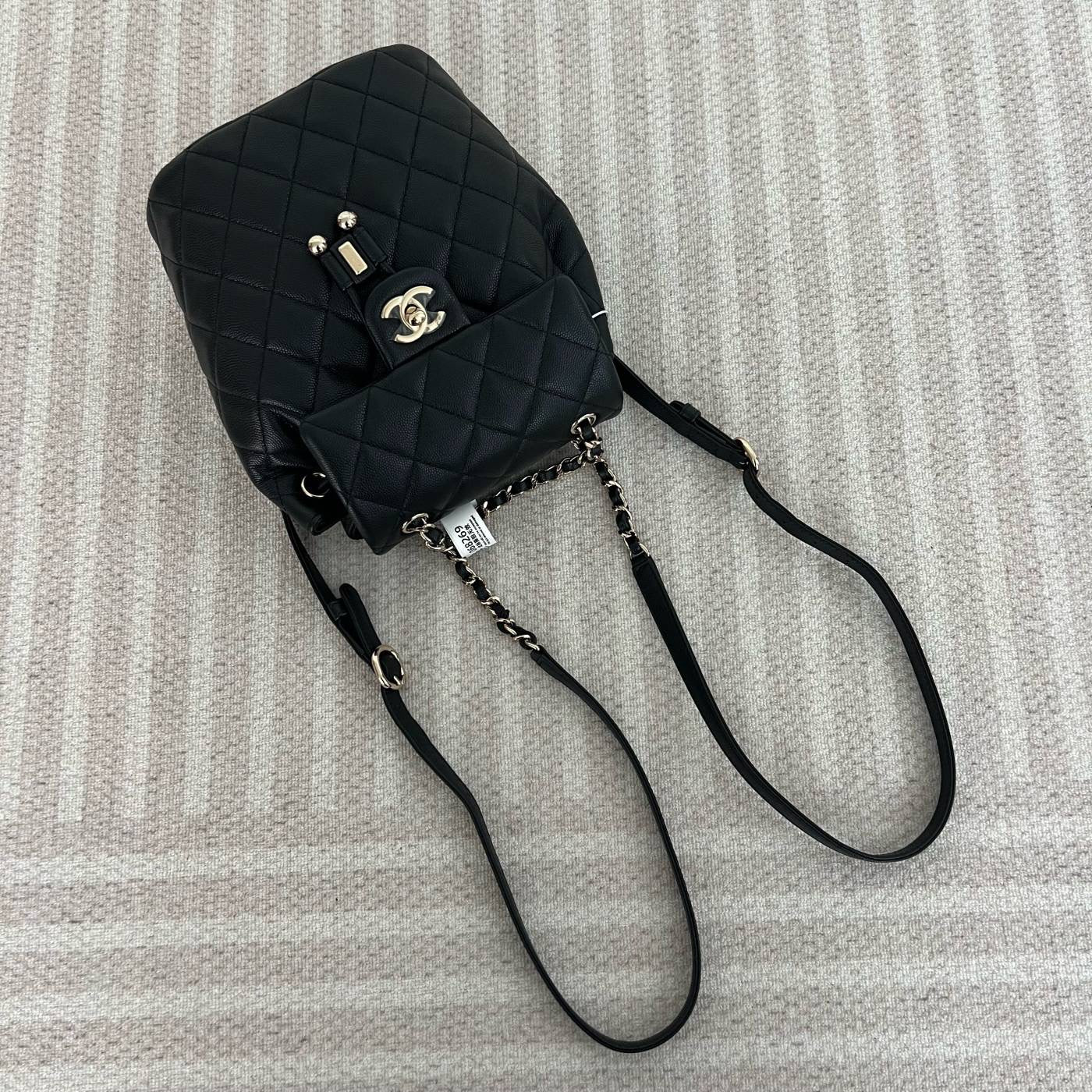 【Chanel】Chanel Paris‑Salzburg Backpack, Black Caviar Leather with Gold‑tone Hardware