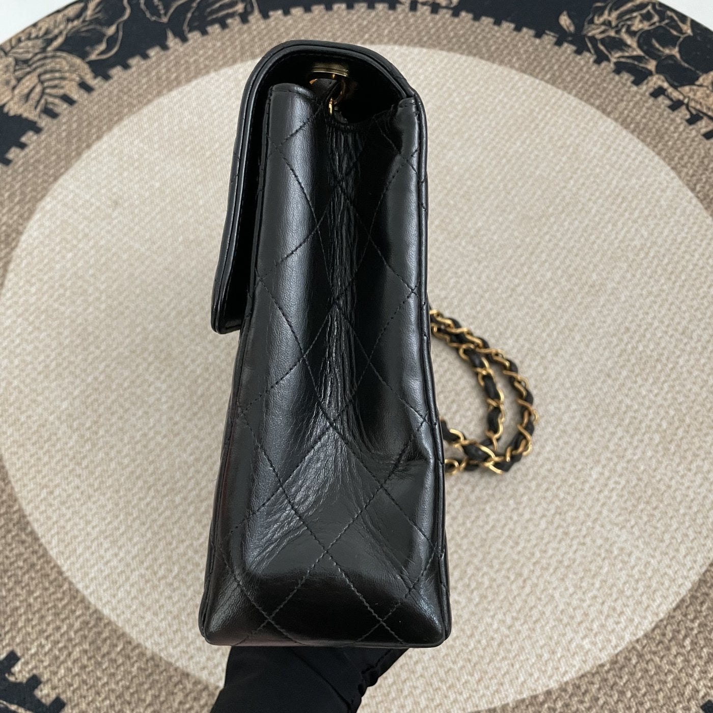 【Chanel】Chanel Black Caviar Victoria Flap Bag, Gold-Tone Hardware-7209866
