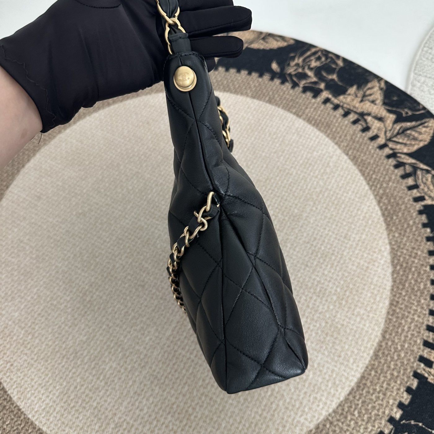 【Chanel】Chanel 24P Small Foldable Hobo Bag