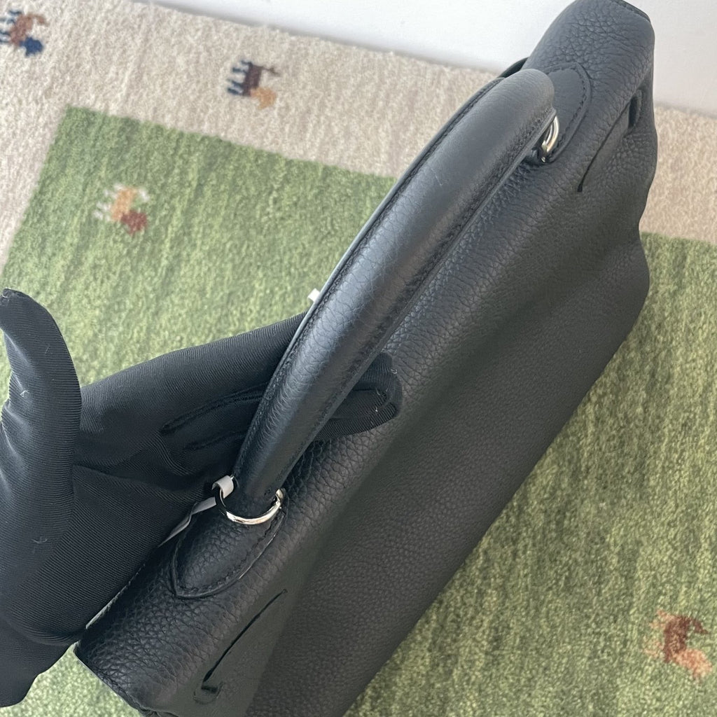 【Hermes】Hermès Black Kelly Silver Hardware