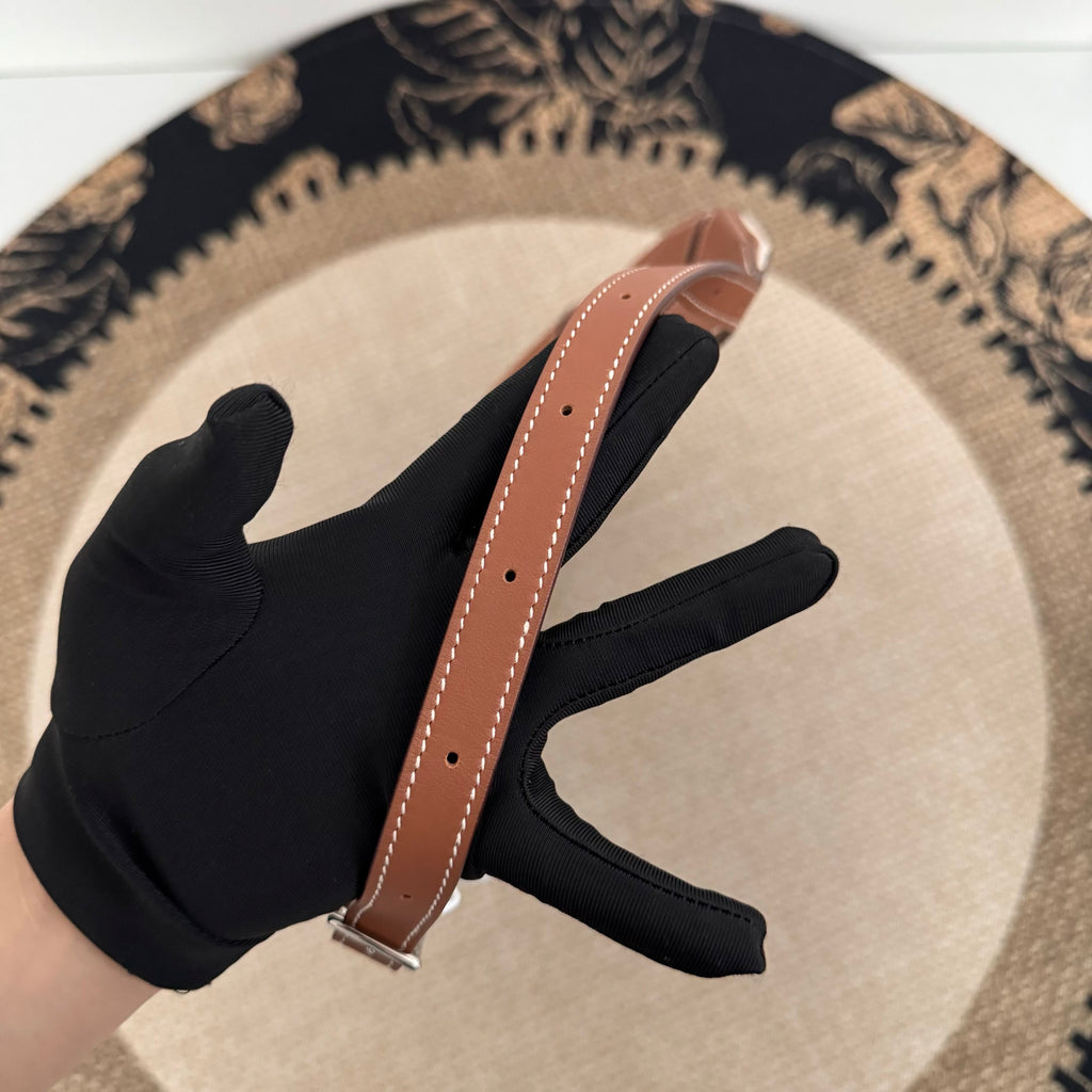 【Hermes】Hermès BuddyPocket Gold Brown & Canvas