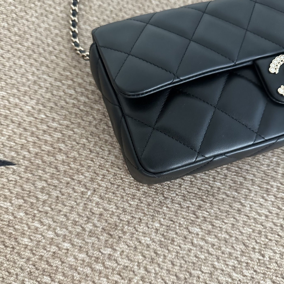 【Chanel】Chanel Black 23C Baguette Bag