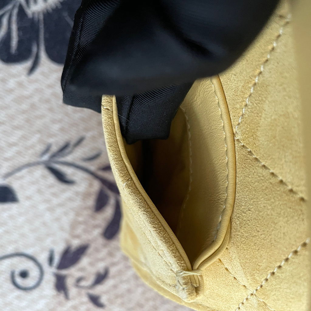 【Chanel】Chanel 25 Bag Mini, Yellow with Gold‑tone Hardware