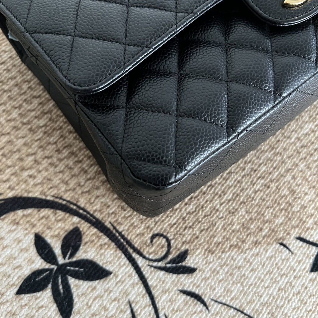 【Chanel】Chanel Black Caviar Classic Flap Bag-7212559LD