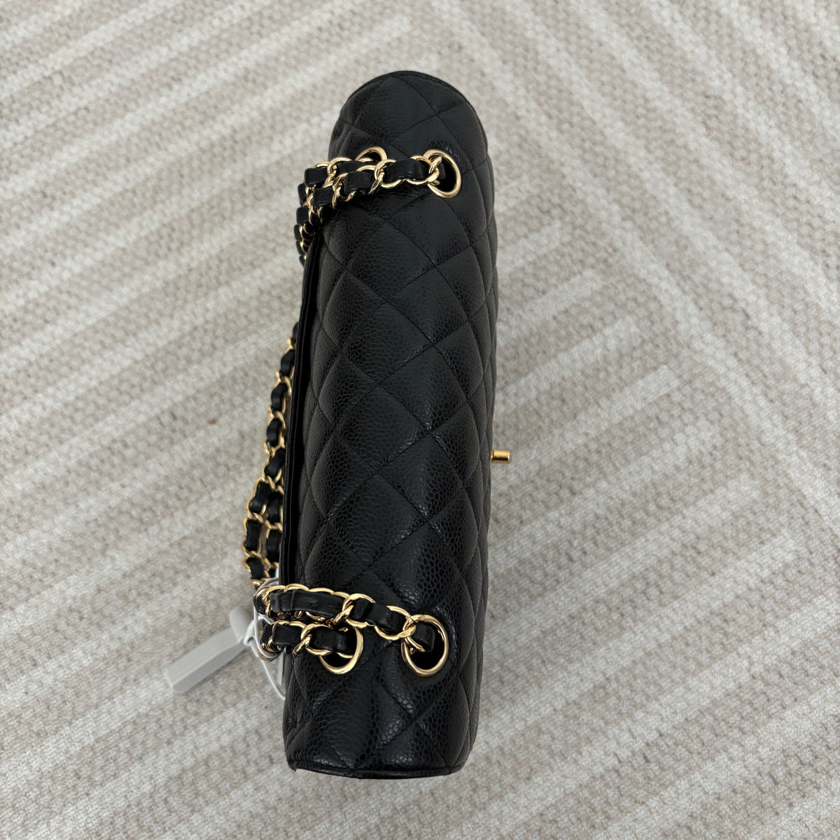 【Chanel】Chanel Black Caviar Classic Flap Bag