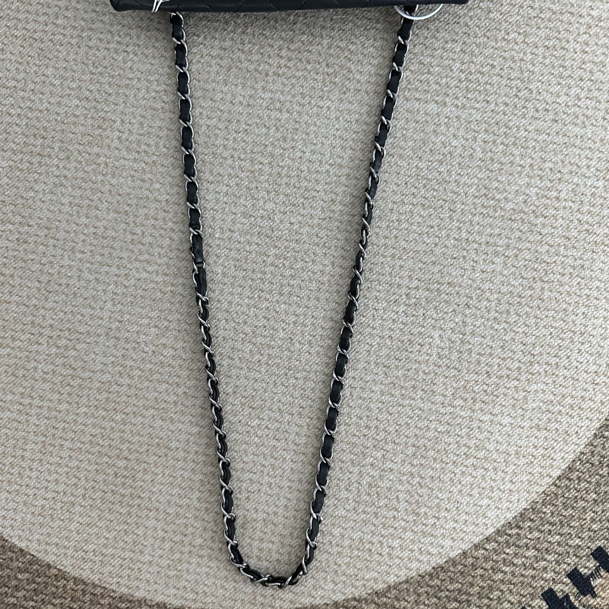 【Chanel】Chanel Three Star Flap Bag Black Caviar with Silver-Tone Hardware