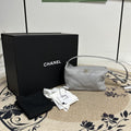 【Chanel】Chanel 26P Grey Gold Hobo Bag, Gold-Tone Hardware-7214108