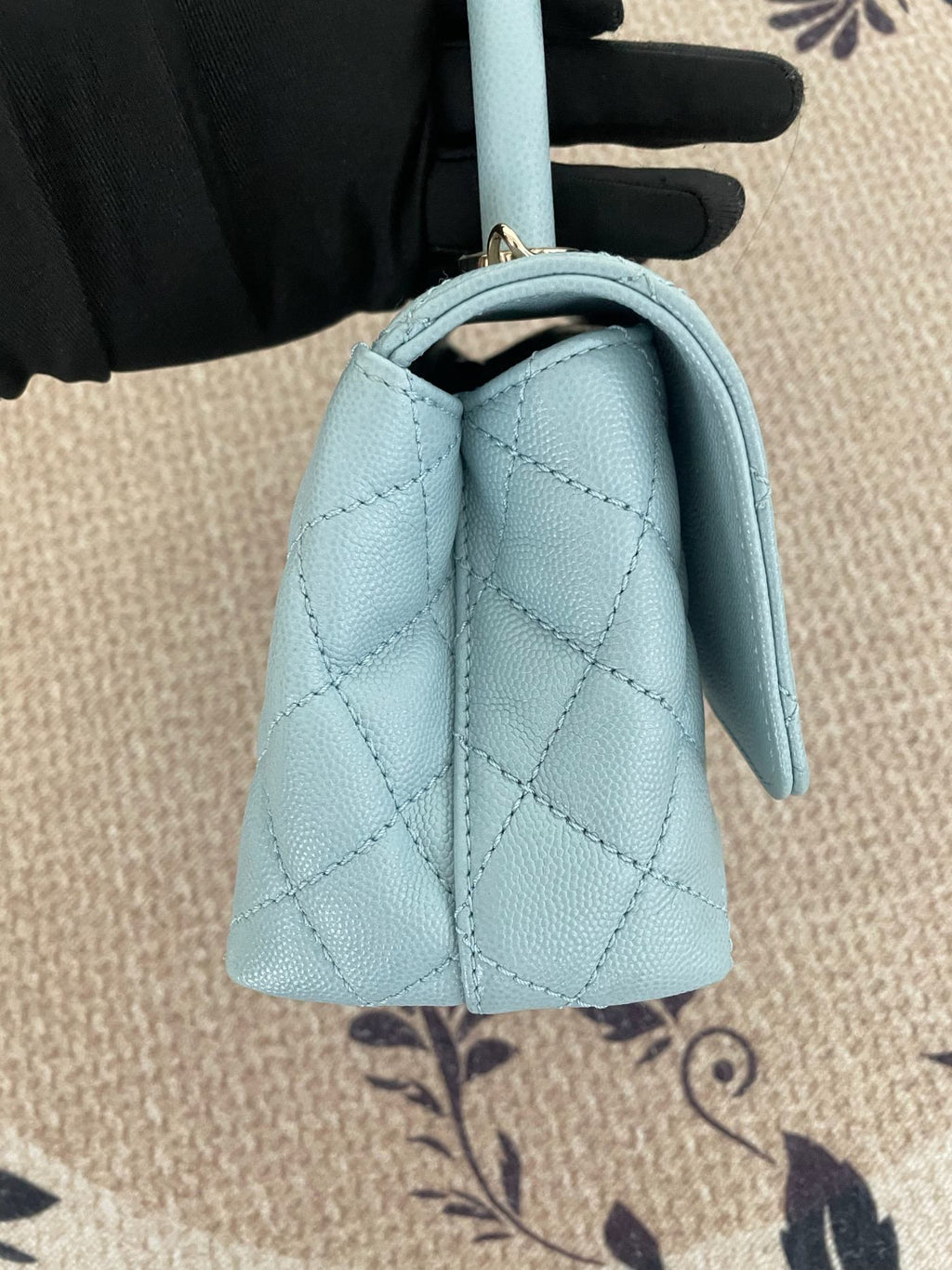 【Chanel】Chanel Blue Coco Handle Bag
