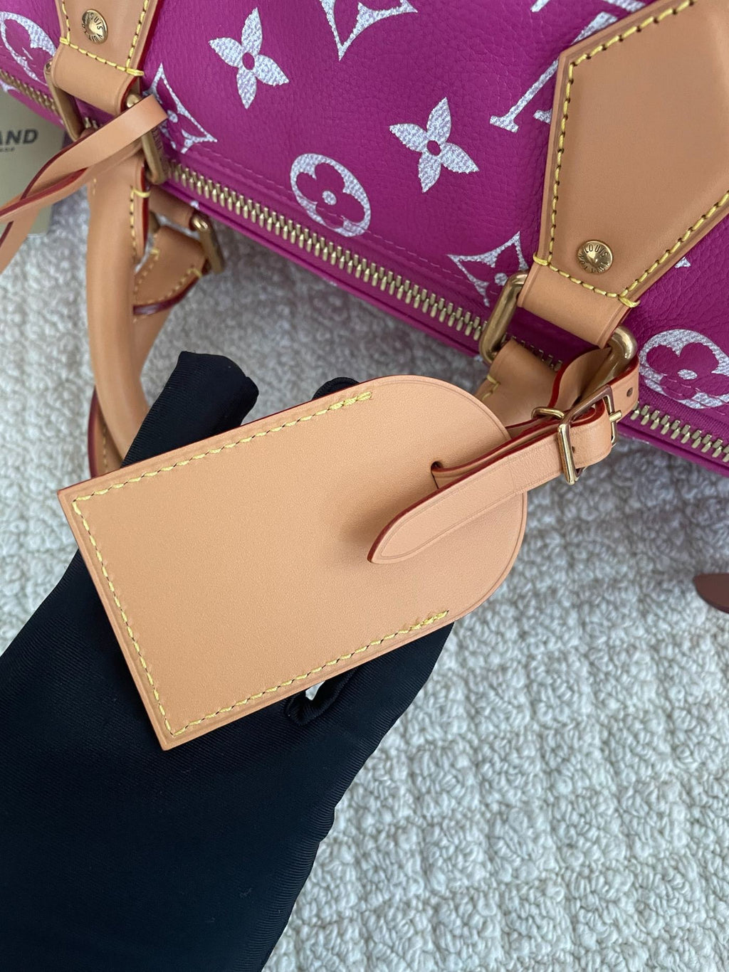 【LV】Louis Vuitton Speedy P9 Bandoulière 40 Candy Pink（Magenta）