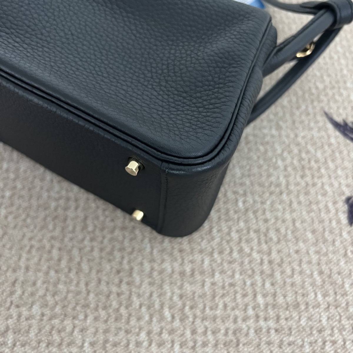 【Hermes】Hermès Black Lindy Gold Hardware
