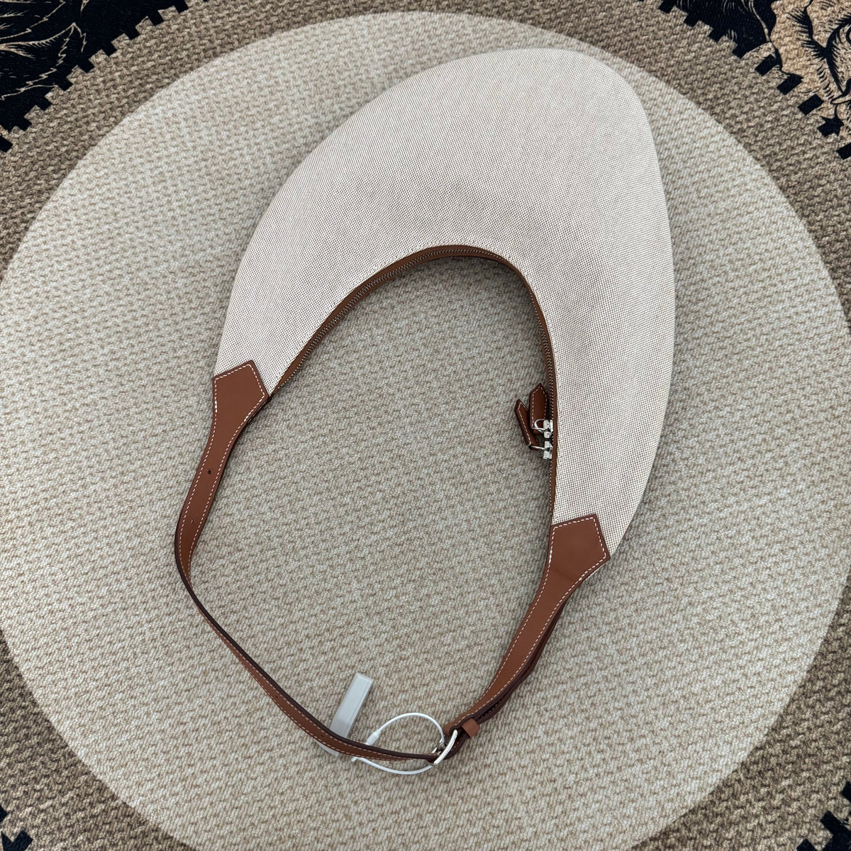 【Hermes】Hermès BuddyPocket Gold Brown & Canvas