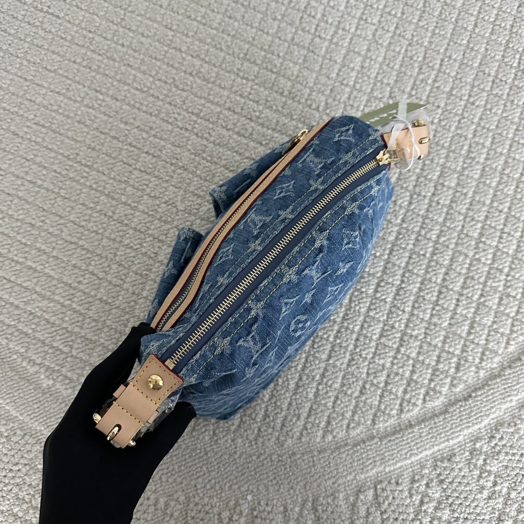 【LV】LV Baggy Bleu Denim Monogram Denim